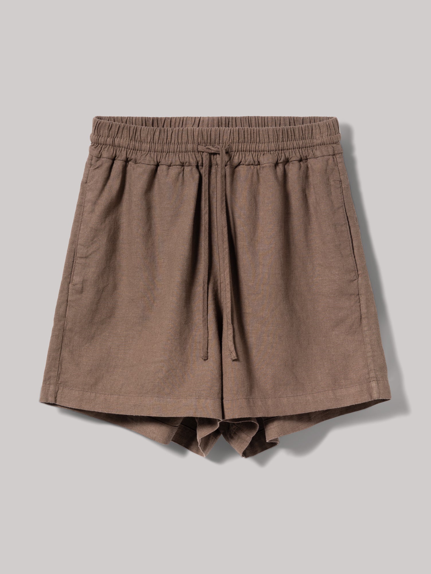 Leinen-Short CARO nougat