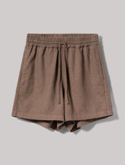 Leinen-Short CARO nougat