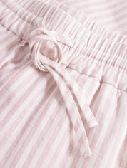 Leinen-Shorts CARO rose striped