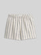 Shorts Kaya blue/white striped