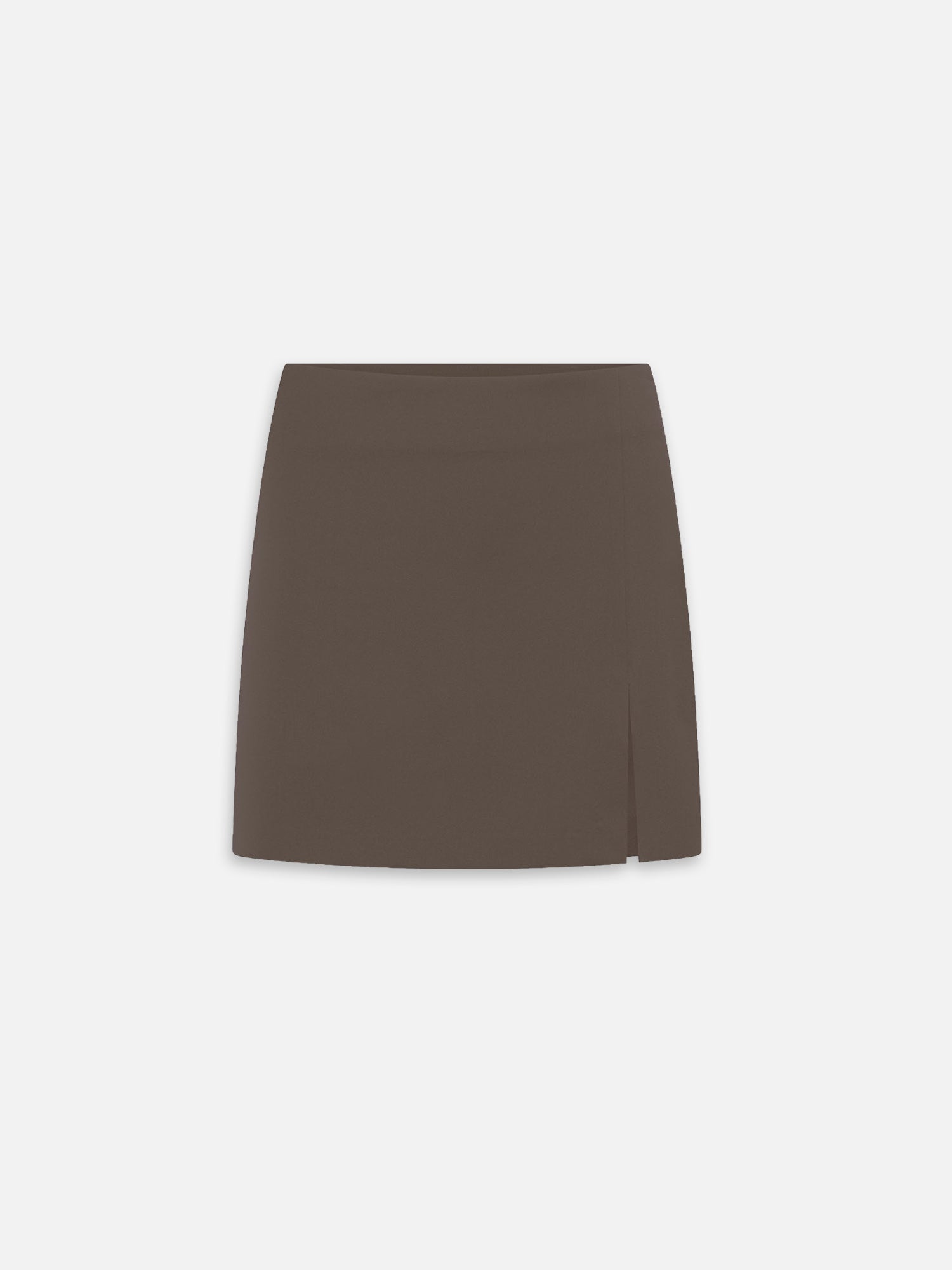 Skort NICKI in Braun mit Schlitz an der Seite