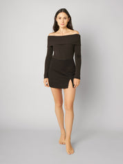 Skort NICKI dark brown