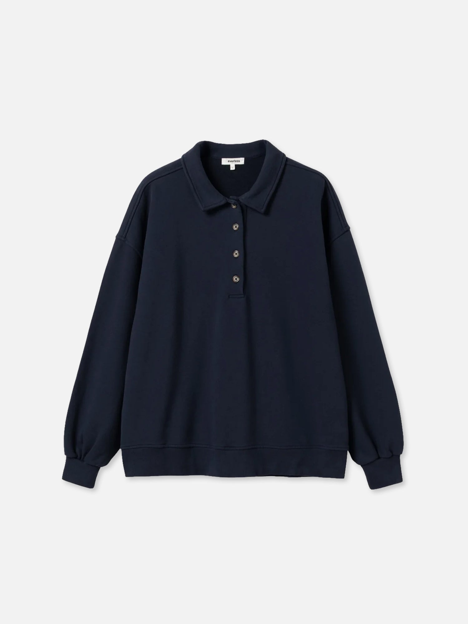 Sweater SUE mit Knopfleiste in der Farbe Midnight Blue