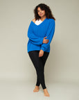 Strickpullover Mathilda royal blue