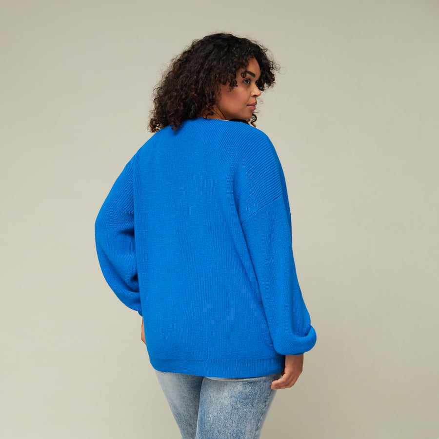 Strickpullover Mathilda royal blue