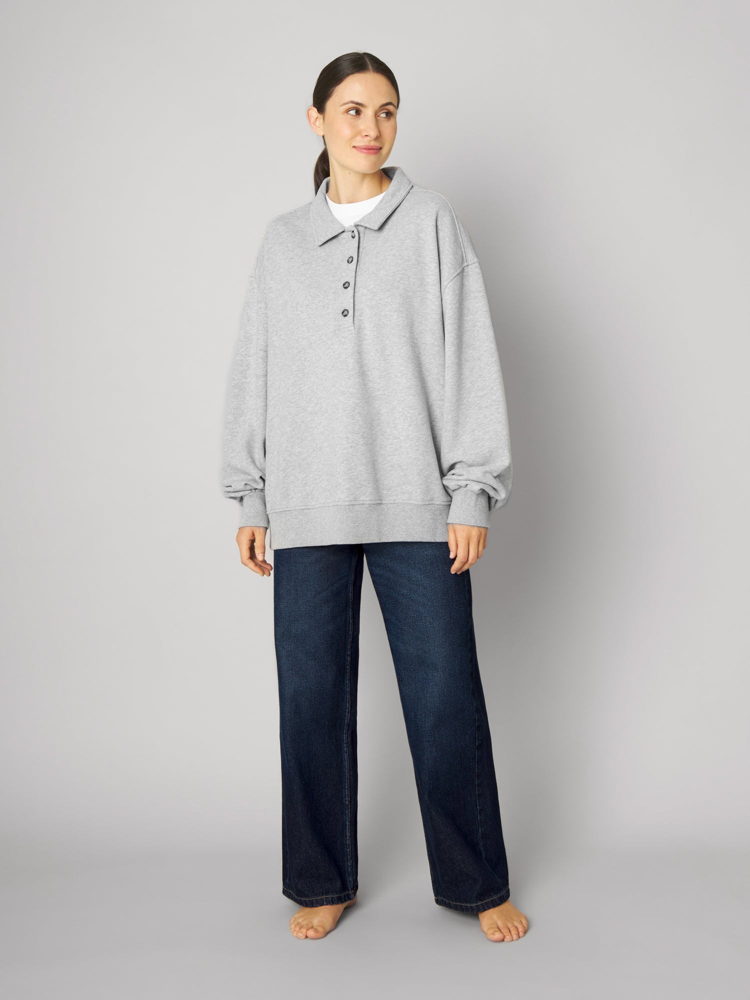 Sweater SUE grey melange