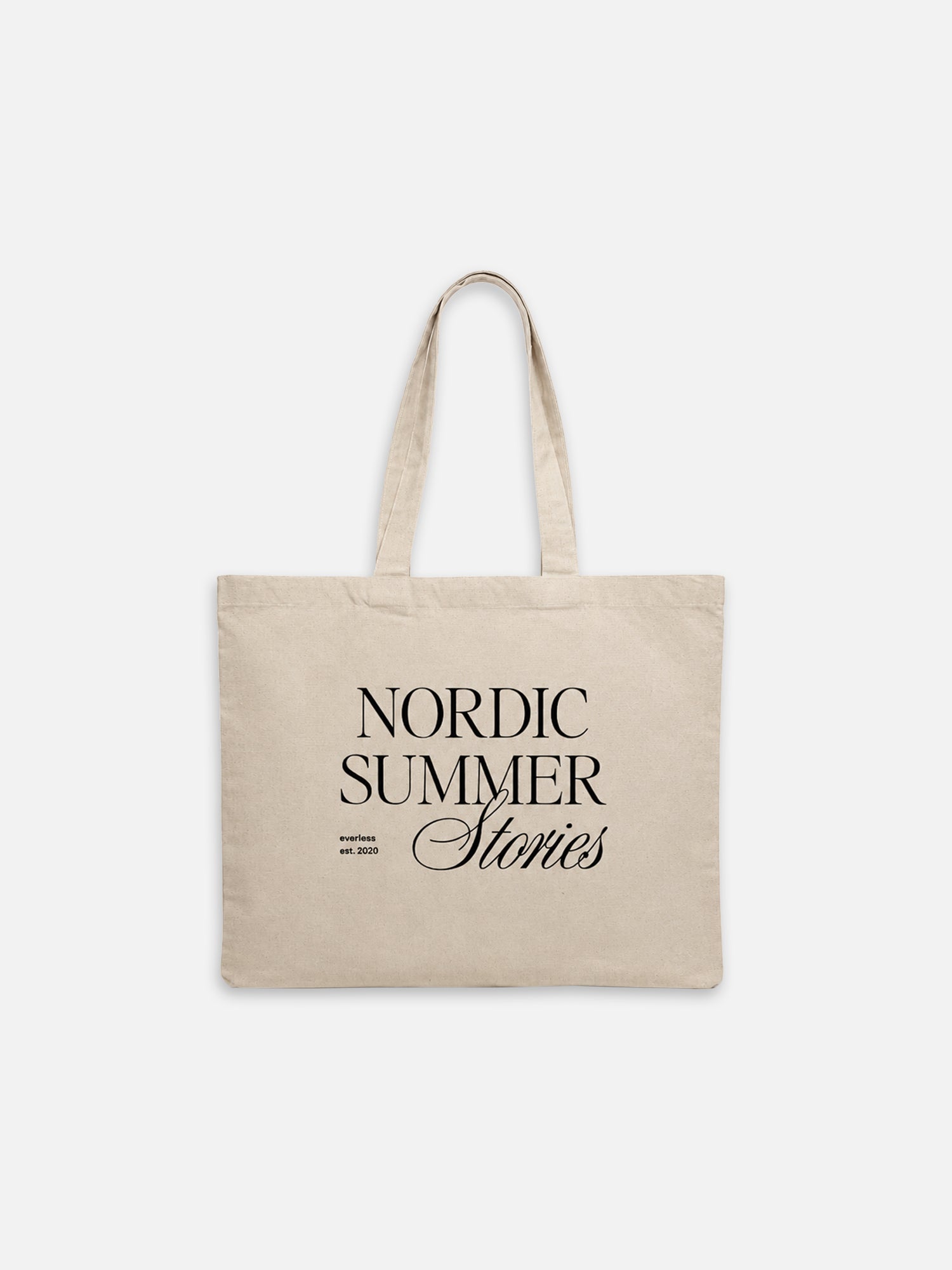 Baumwolltasche NORDI mit Schriftzug "Nordic Summer Stories"