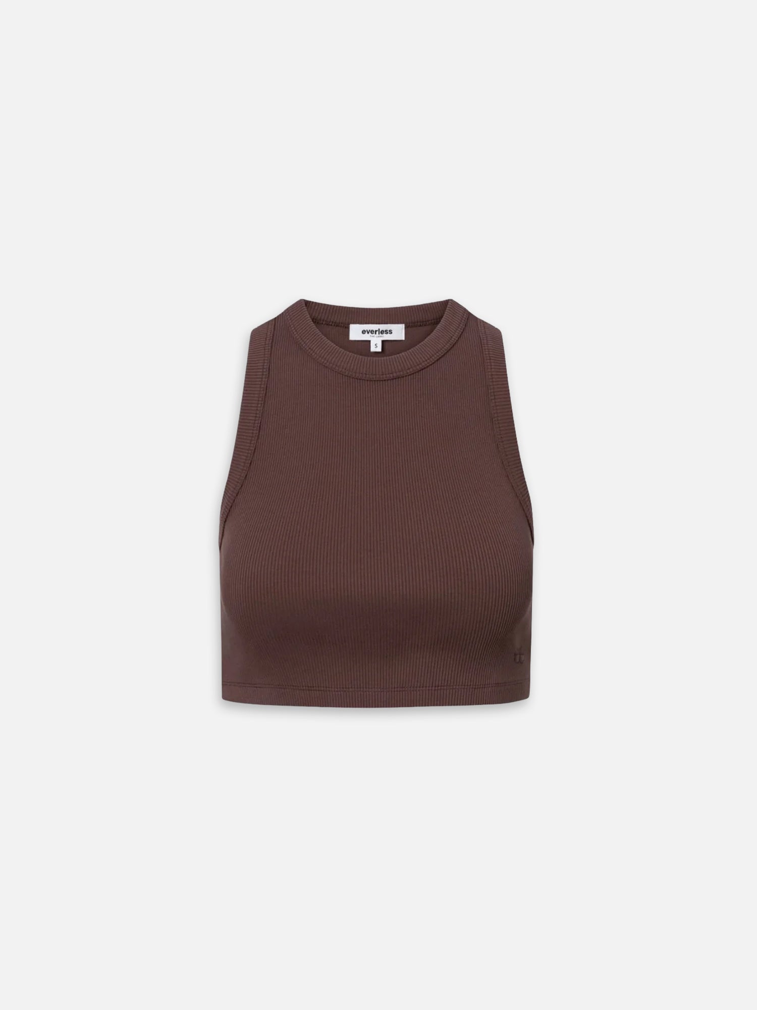 Top LENI gecropped in Braun