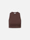 Top LENI dark brown