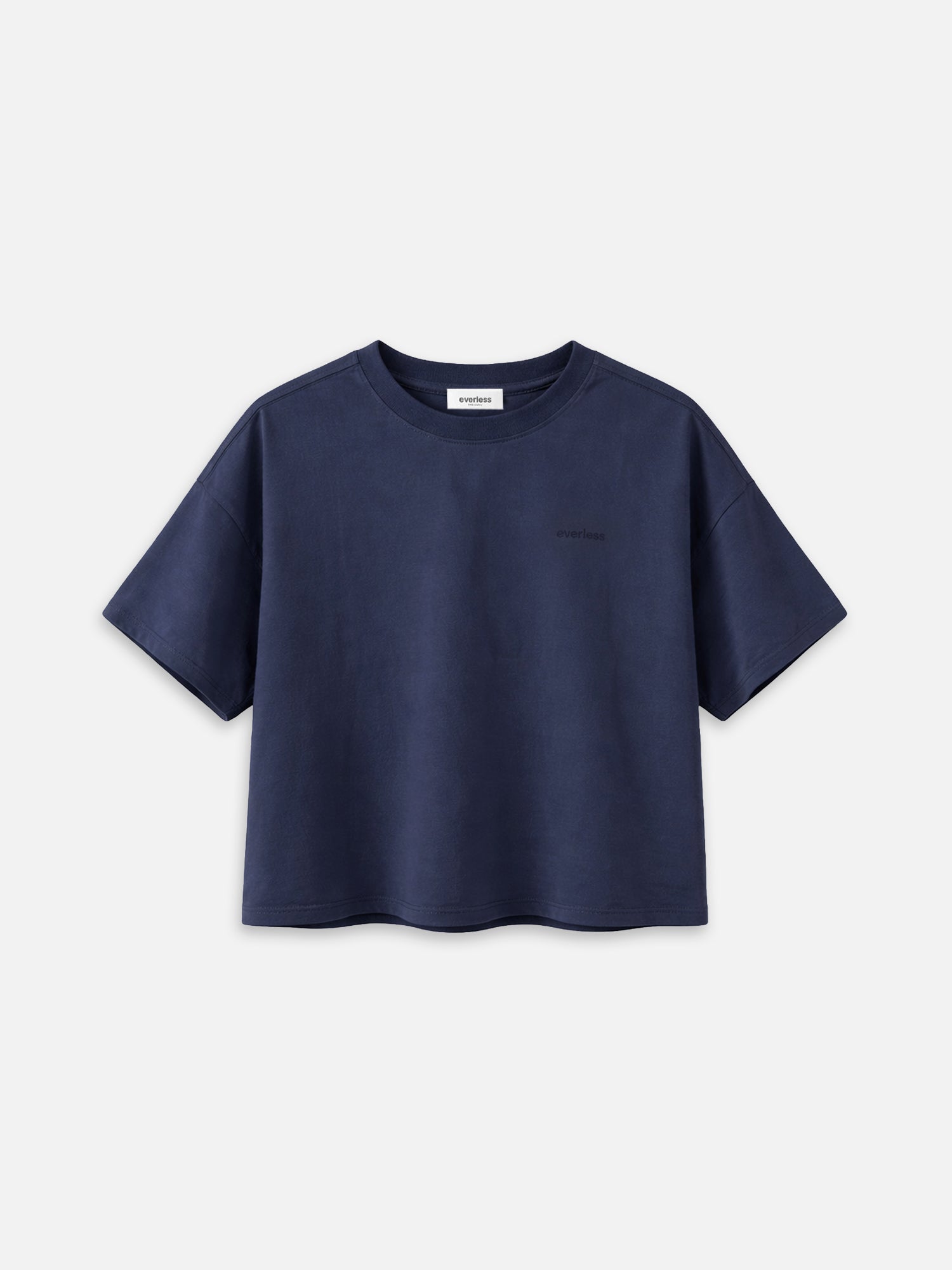 T-Shirt PHILIPPA cropped in der Farber summernight blue