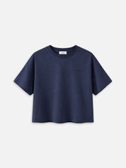 T-Shirt PHILIPPA cropped in der Farber summernight blue